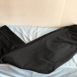 NWT Haggar Black Cuffed Mens Dress Pants 36 x 34